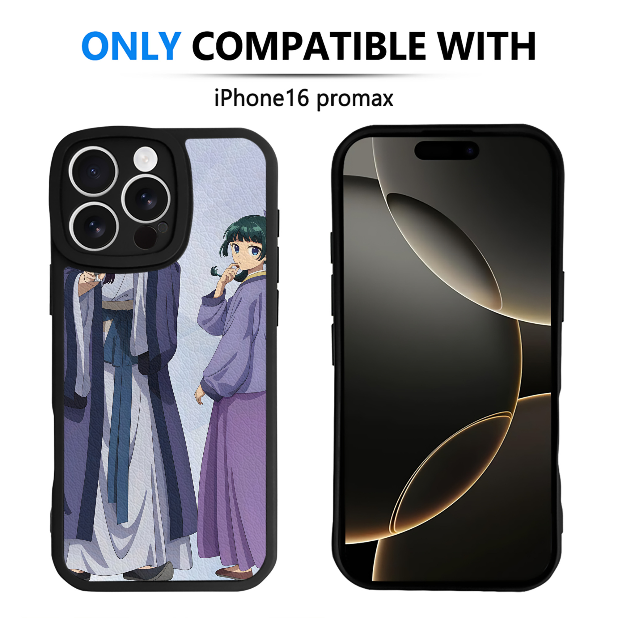 薬屋のひとりごと The Apothecary Diaries 【iPhone 16シリーズ対応】シリコンスマホケース（レザー調） 材質：シリコン